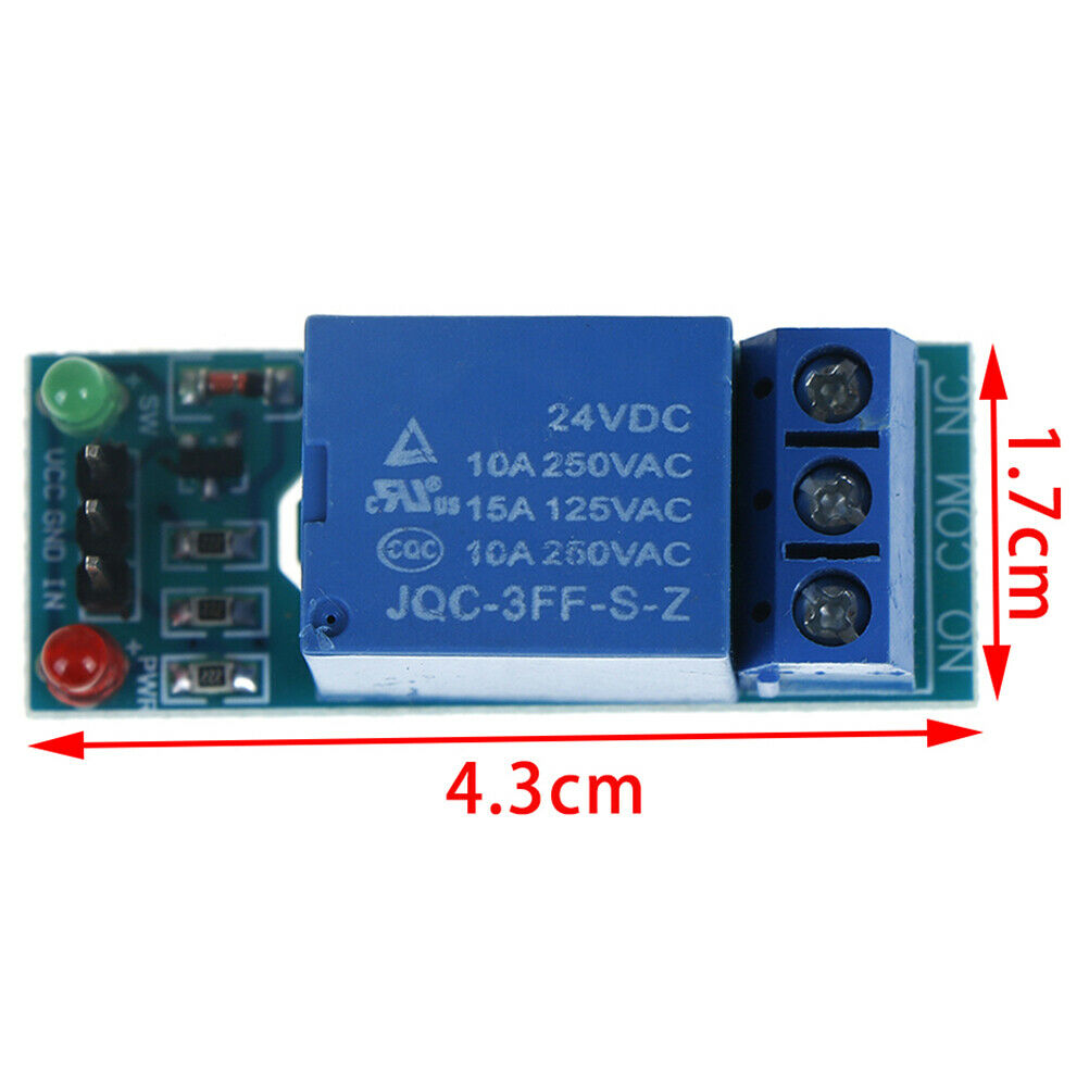 1 channel 24v relay module board shield for arduino with optocoupler Q9I9  WF