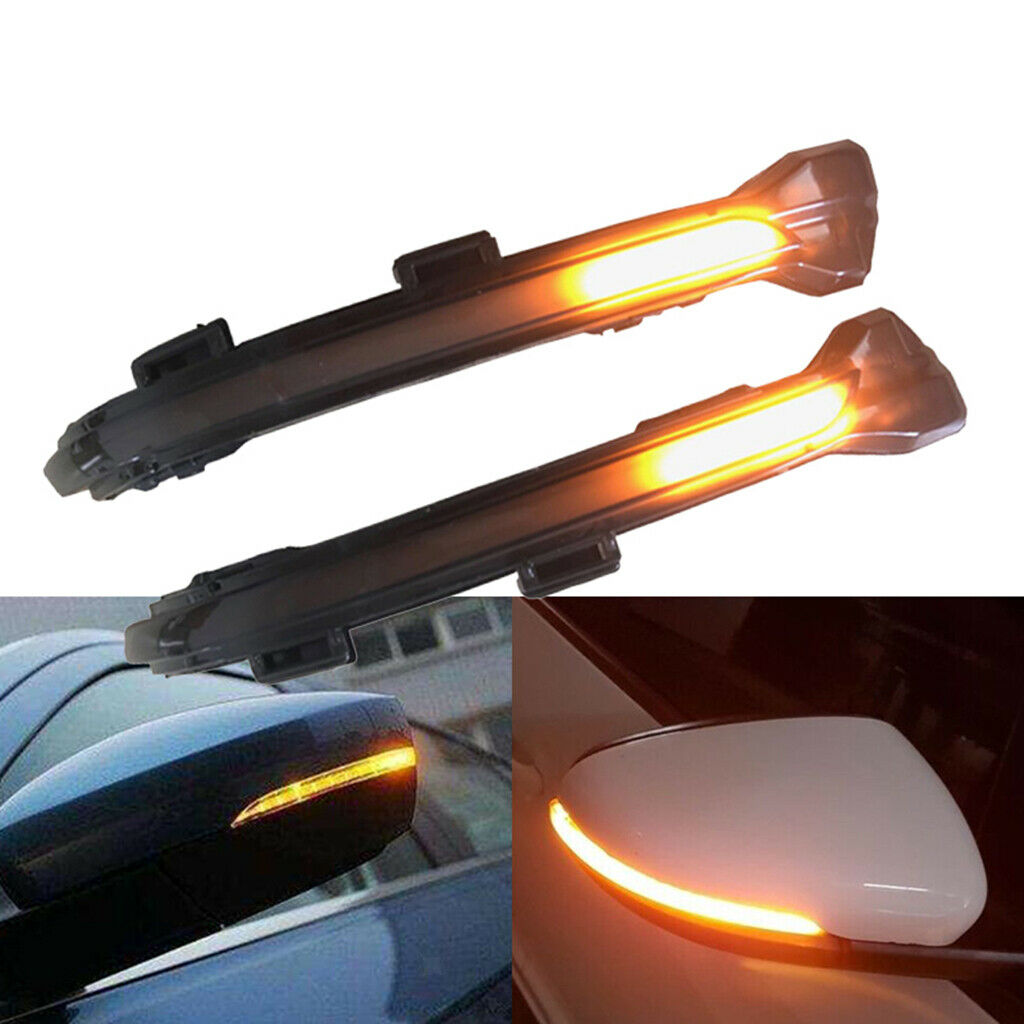 LED Side Wing Indicator Sequential Blink Dynamic Light For VW Golf MK7 7 12V