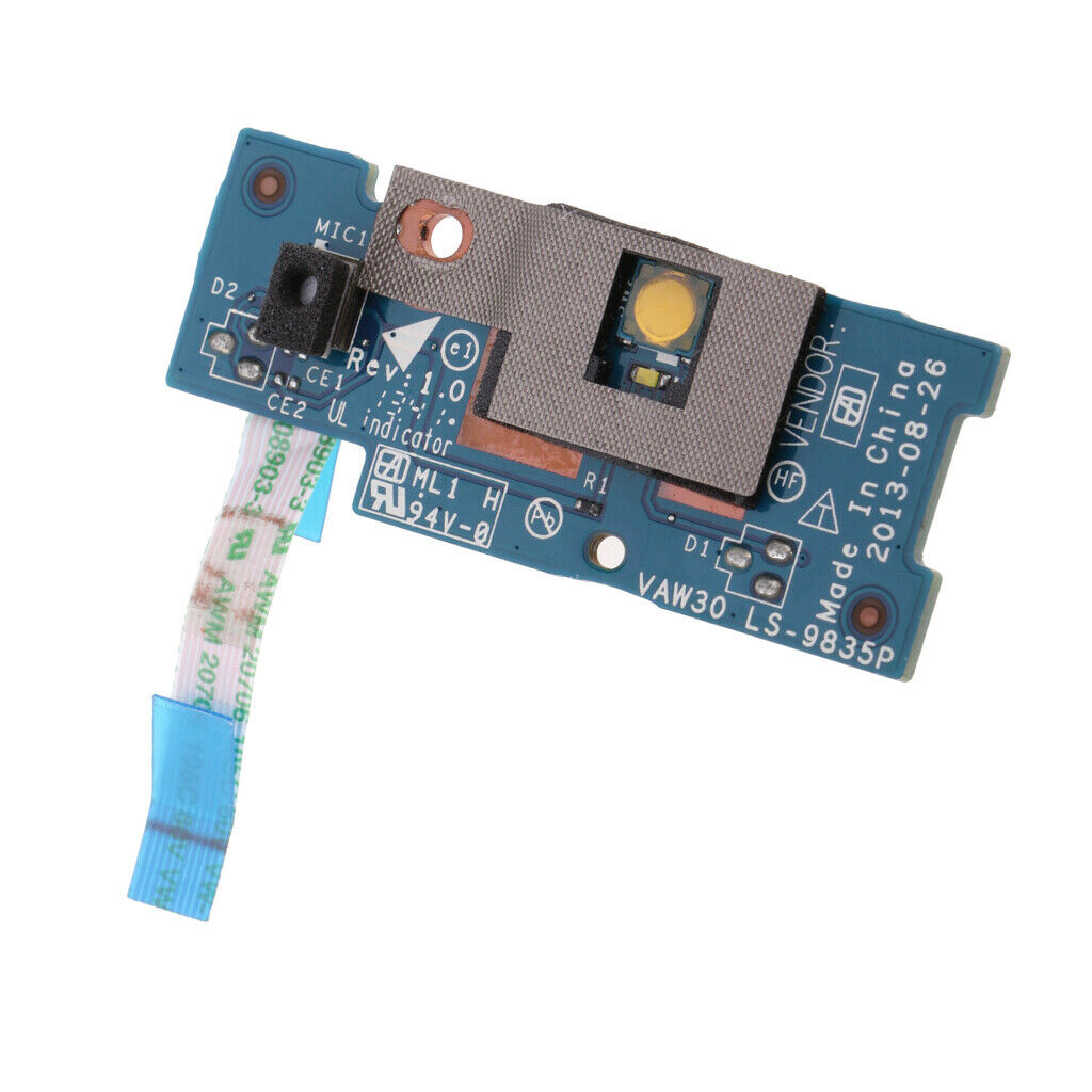 1 Piece Power ON/OFF Button Board Unit w/ Ribbon Cable for Dell Latitude E5440