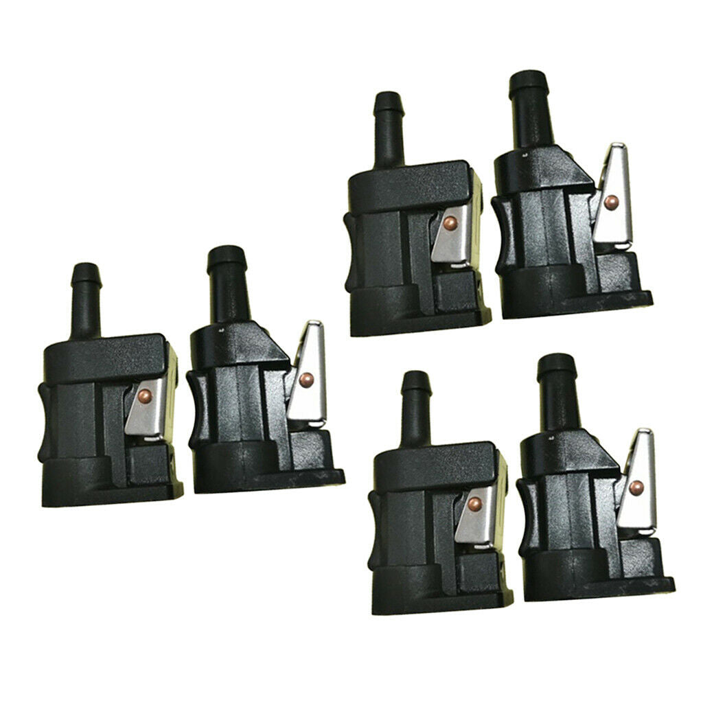 6pcs Plastic 8mm Outboard Fuel Connector Input & Outlet for YAMAHA OUTBOARD