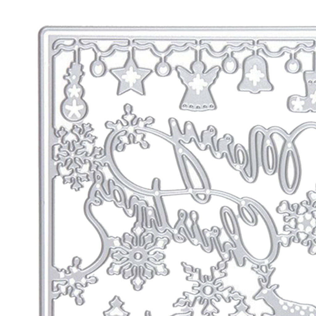 Metal Cutting Dies Stencil DIY Scrapbooking Embossing Tool-Merry Christmas