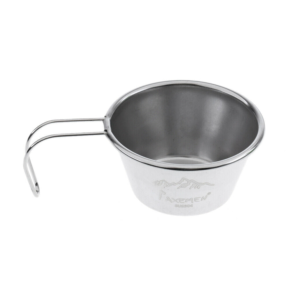 30ml 304 Stainless Steel Tea Mug Cup for Camping/ Travel/ Backpacking/ BBQ