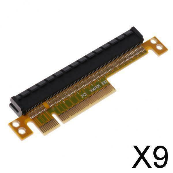 9X 1Piece PCI Express Riser Card PCI-E x8 to x16 Slot Converter Board