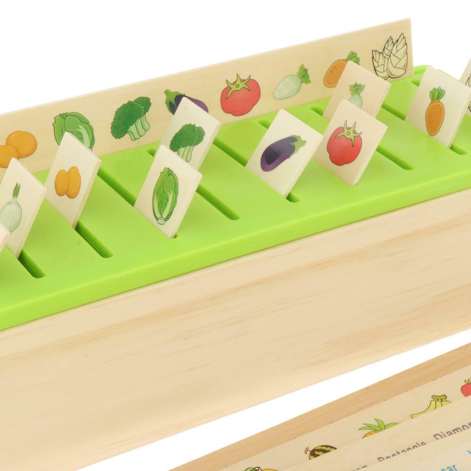 Puzzle Sorting Box Toys w/ Sorting Lid Educational Toys Age 2 3 4 Year Old