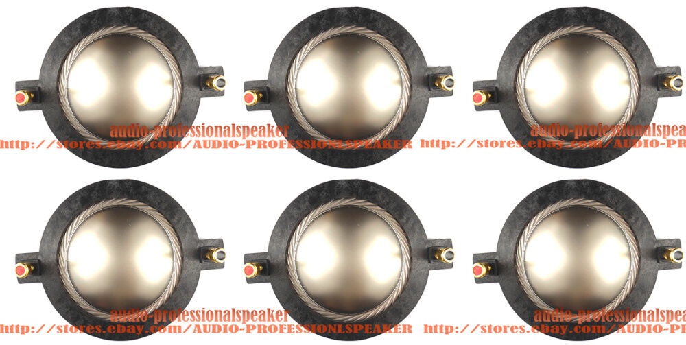6PCS Diaphragm for Yorkville DE750, E2512, EF508, TX4, TX8, 7403 Driver 16 ohms