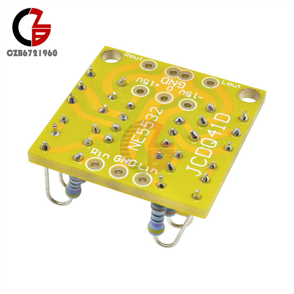 Dual OP Amp Preamp DC Amplification Empty Board for NE5532 OPA2134 OPA2604 AD826