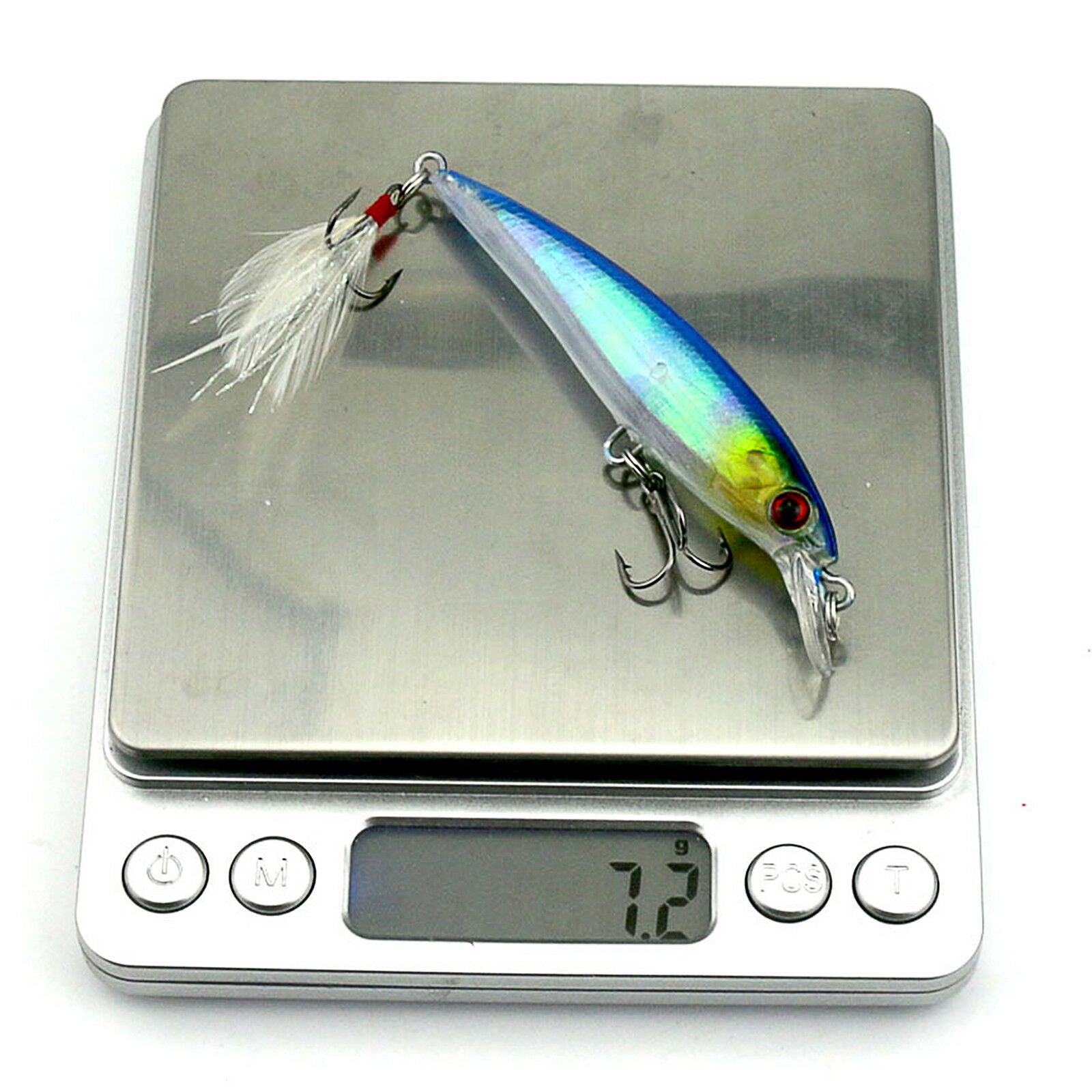 Plastic 10pcs Fishing Lures Crankbaits Hook Minnow Baits Tackle Crank Fishing