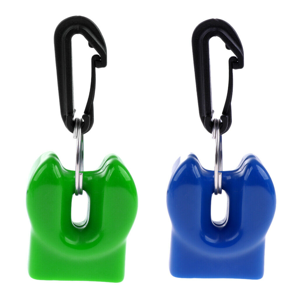 2Pcs Scuba Diving Dive Mouthpiece Holder Regulator Octopus Retainer W/Clip