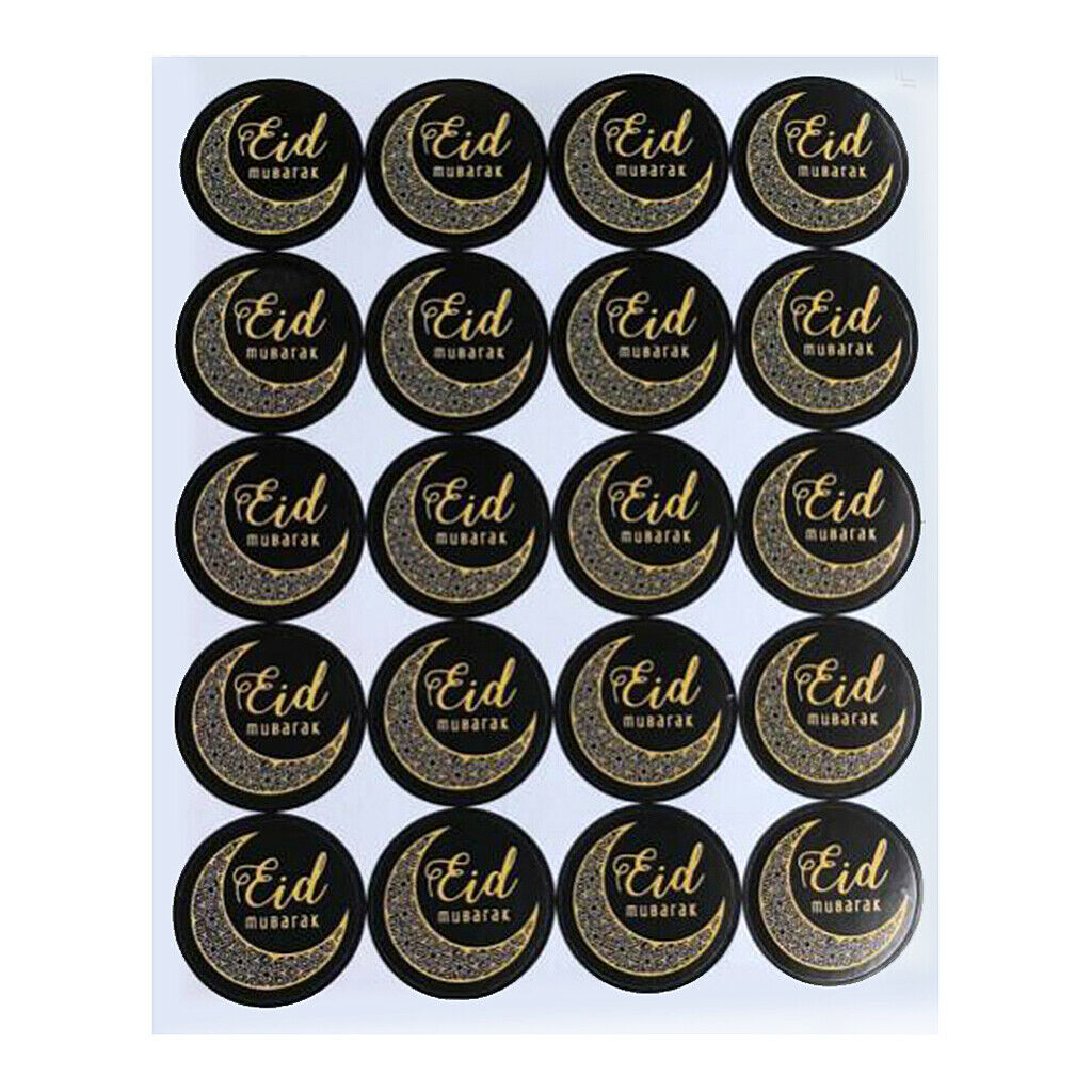 20pcs Mubarak Eid Decorations Islamic Presentations Gift Boxes Bottles Crafts