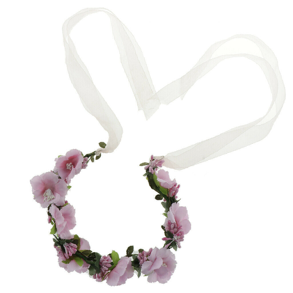 Summer Beach Boho Girls Floral Flower Festival Wedding Forehead Hair band