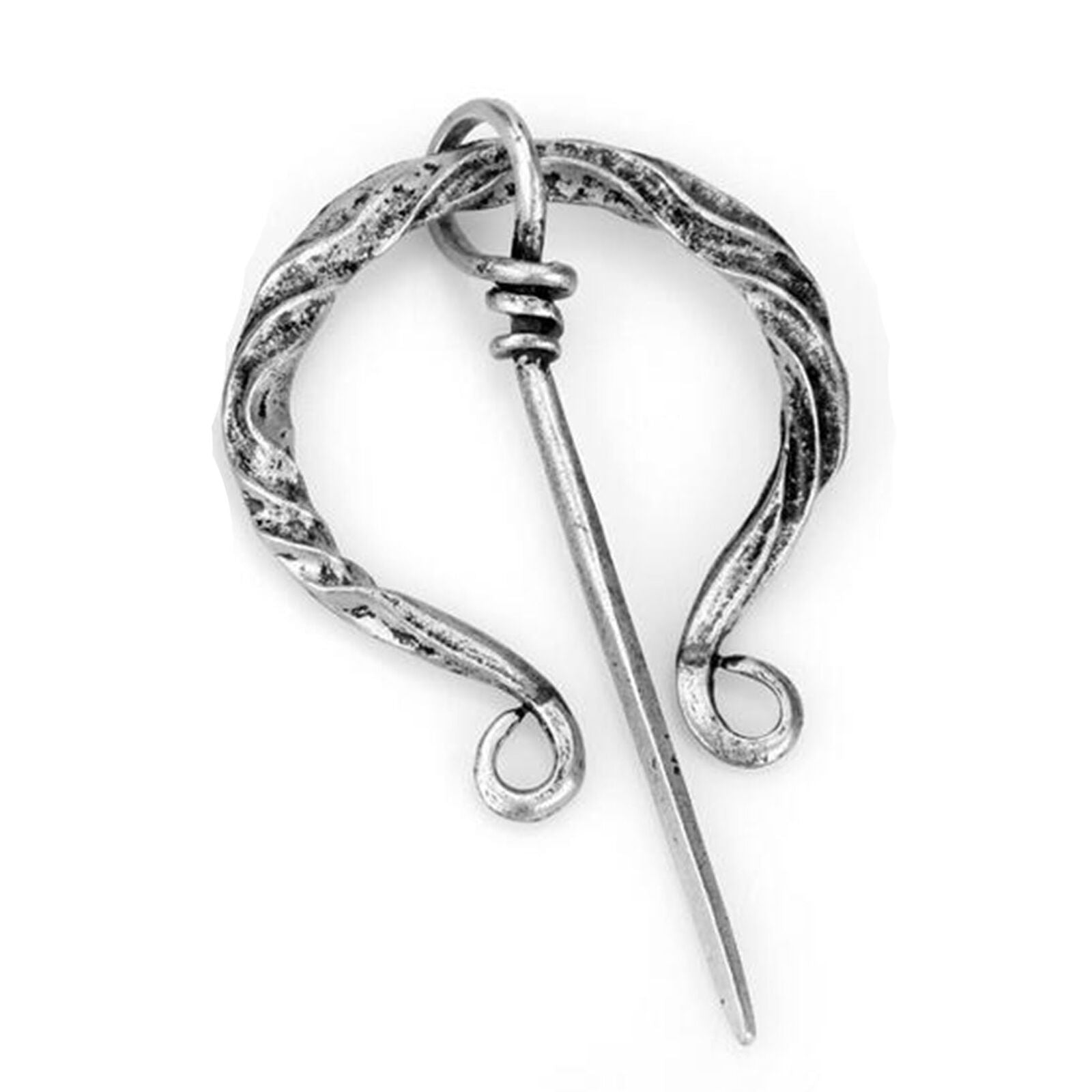 Brooch Pin Celtic Knot Pin Irish Shawl Cloak Pin Scarf Kilt Pewter Viking Pagan