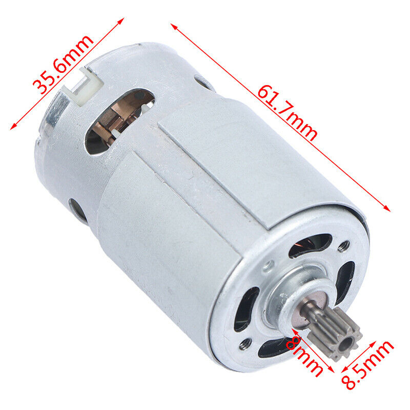 1PC 12V 19500 RPM DC Motor with Two-speed  9 Teeth Torque Gear Box for Drill TH