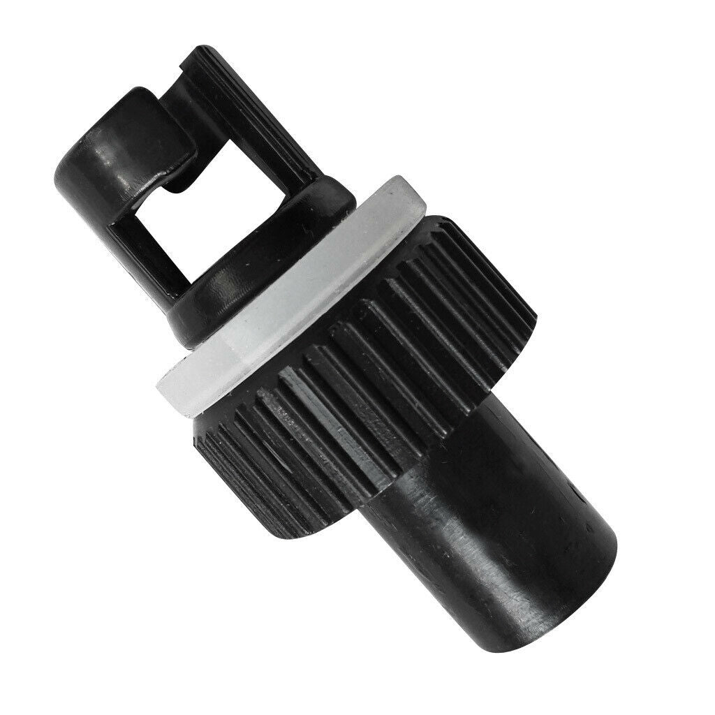 Inflatable boat valve adapter