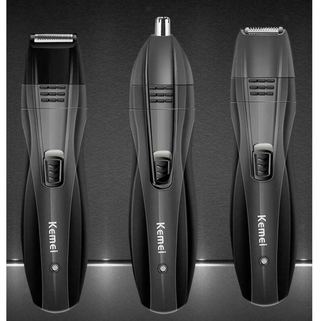 3-in-1 Hair Clippers Set Beard Shaving Nose Hair Trimmer Razor Engraving Set