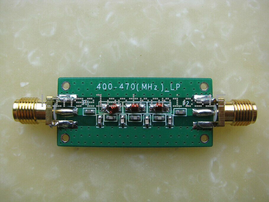 433MHZ 470M Low-Pass Filter LPF RF HF Radio Lowpass 7th-order Elliptic Function