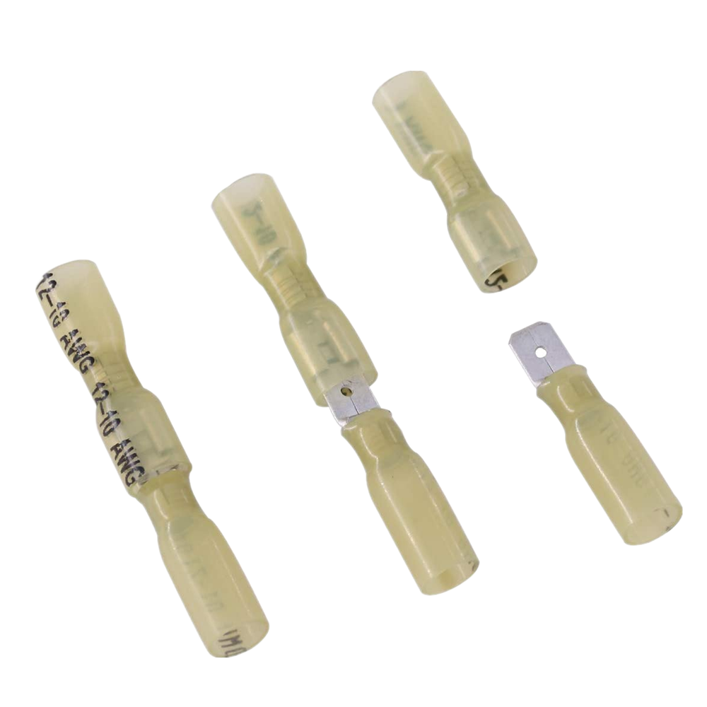 100PCS Male Female Spade Wire Connectors Waterproof Crimp Terminals Kit 12-10AWG