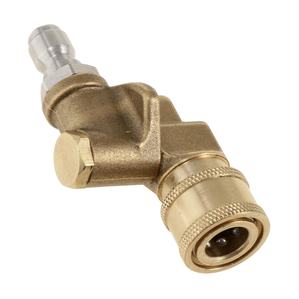 Pivots Coupler 1/4" Quick Connect Pressure Washer Nozzle 4500 PSI NEW