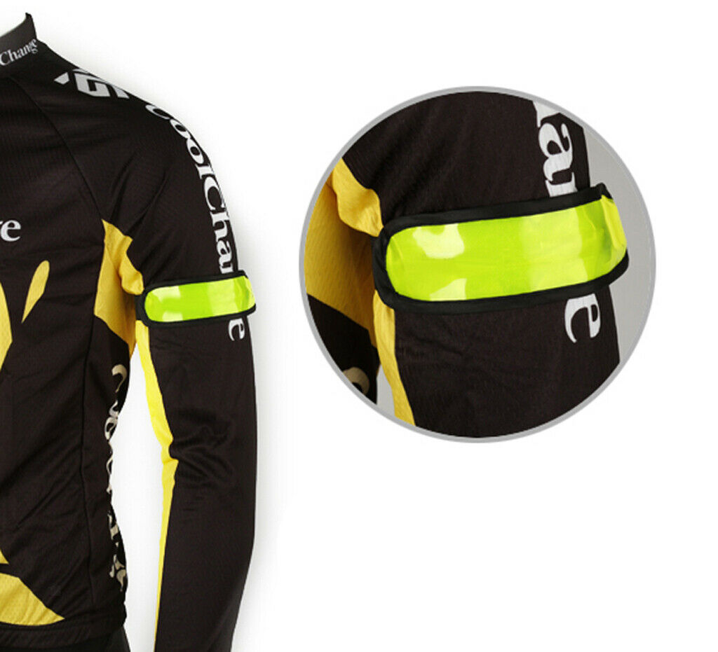 Reflective Flashing LED Armband Visible Belt Strap Sports Night Walking Green