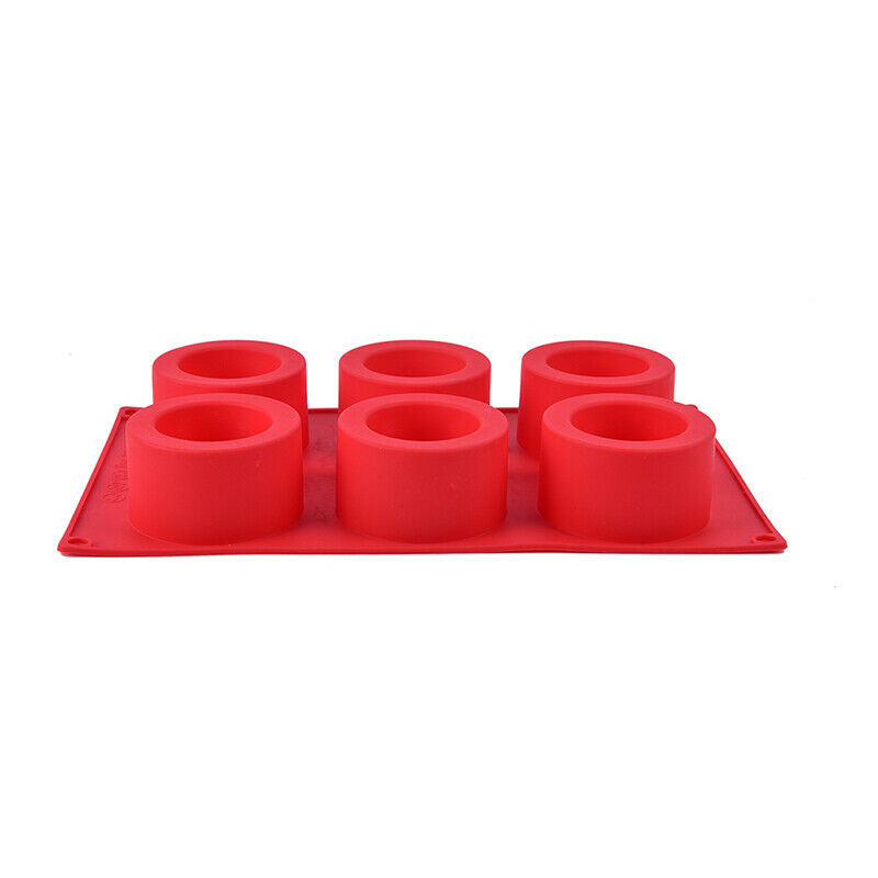 6 Holes Concrete Planter Molds Homemade Succulent Plants Pot Silicone MoldY SJ