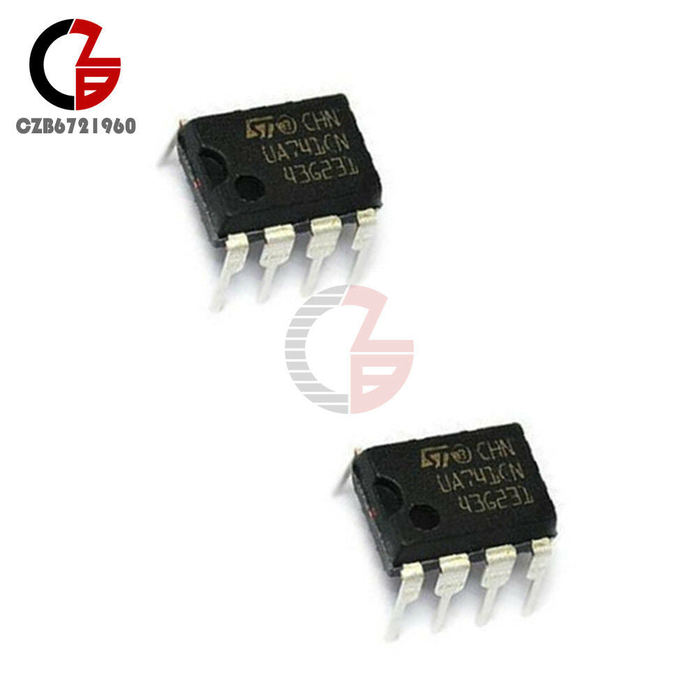 50PCS UA741CN DIP-8 UA741 LM741 ST OPERATIONAL AMPLIFIERS IC