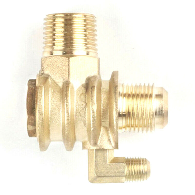3-Port Check Valves One Way Male-Threaded Workshop Air Compressor 20*19*10mm SJ