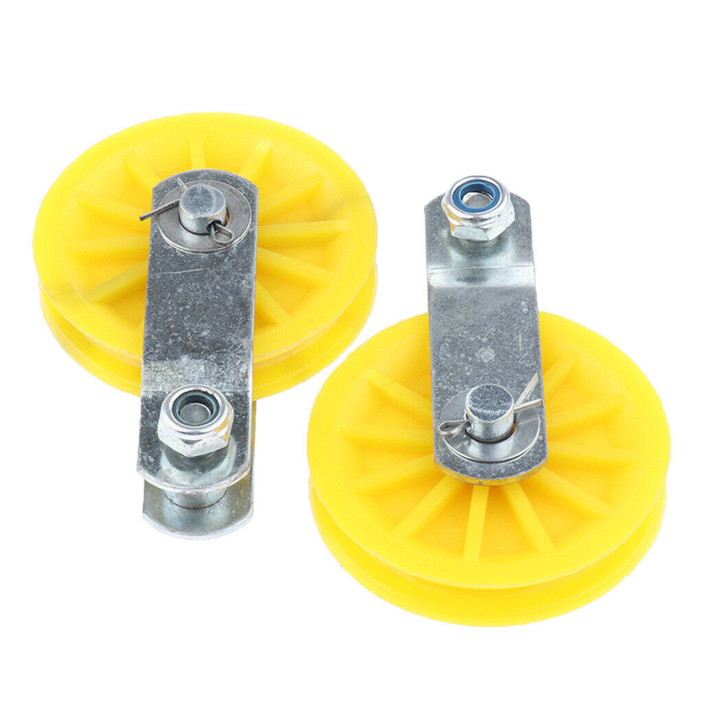 2 Pcs Automatic Coop Door Opener Waterline Pulley Backyard Poultry Supplies