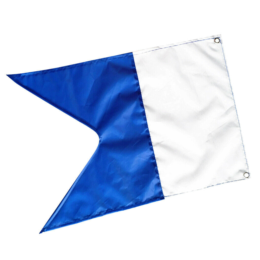 Diver Flag Water Sports Blue And White Signal Flag 50 X 35 Cm Flag Alpha