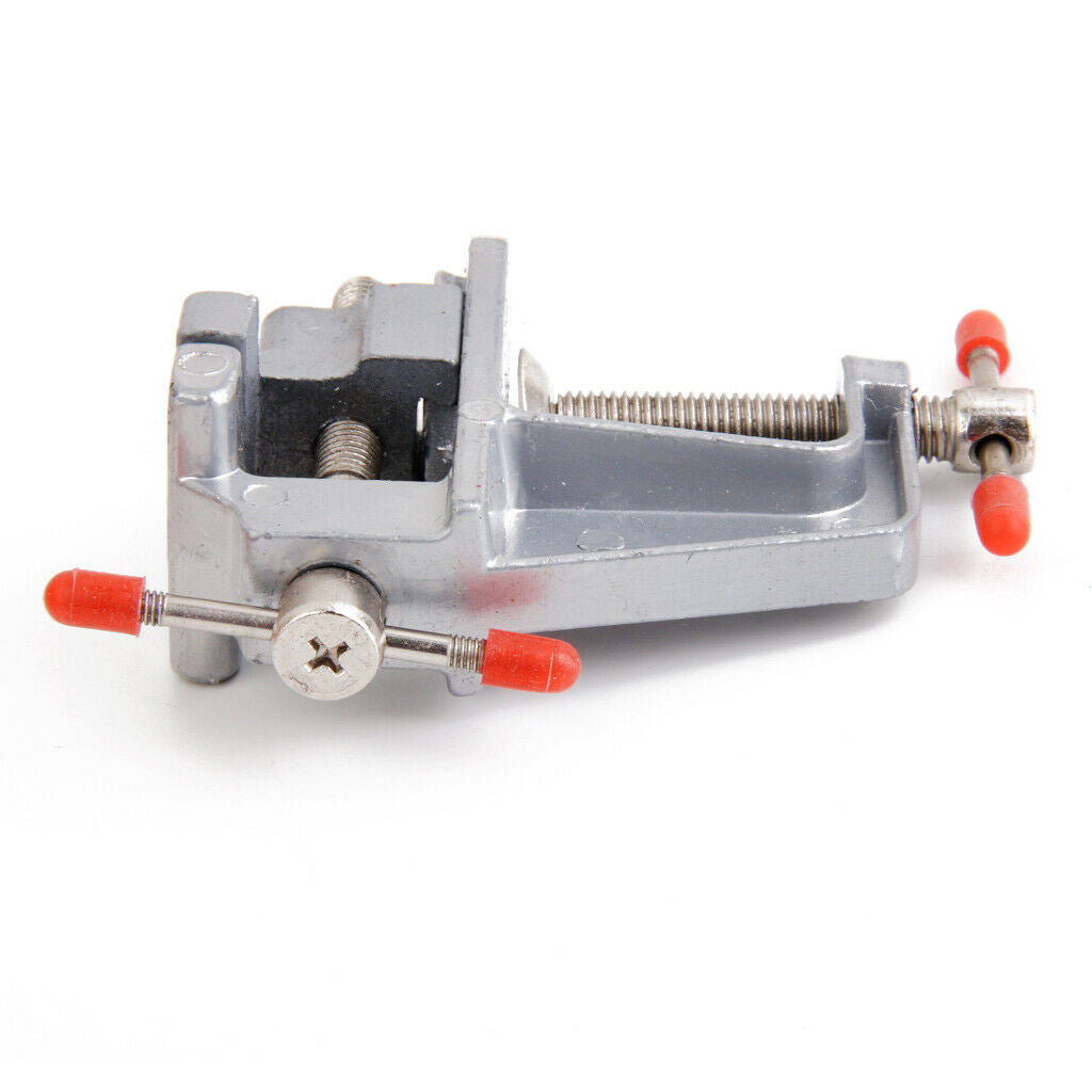 Mini Home Aluminum Hobby Jewelry Clips On Table Bench Vise Tool Vise