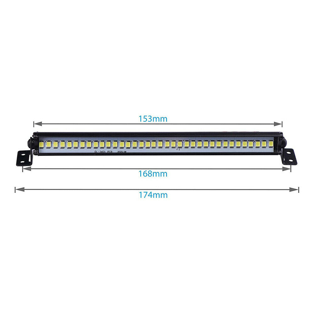 RC Crawler Car Light Bar Bright Lights Kit for 1/10 Traxxas Rustler TRX4 Slash