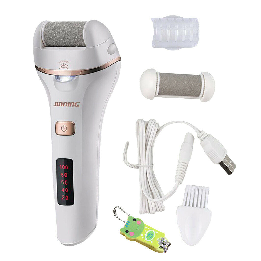 Electric Callus Remover Set Waterproof USB Pedicure Compact Pedicure Tools