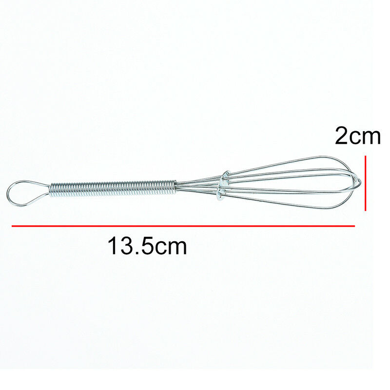 stainless steel hairdressing tool tint color dye whisk balloon whip mixer.l8