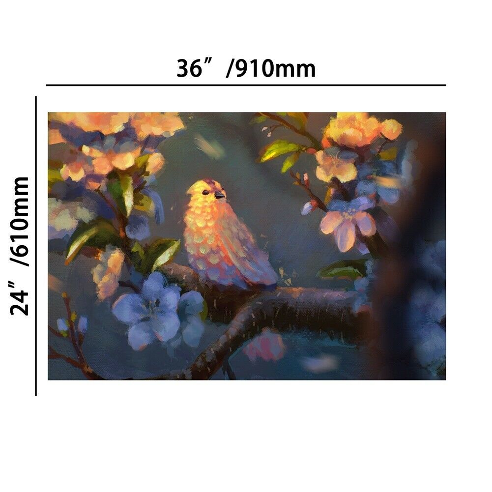 Flower And Bird Art Poster Wall Hanging Decoration Canvas Prints