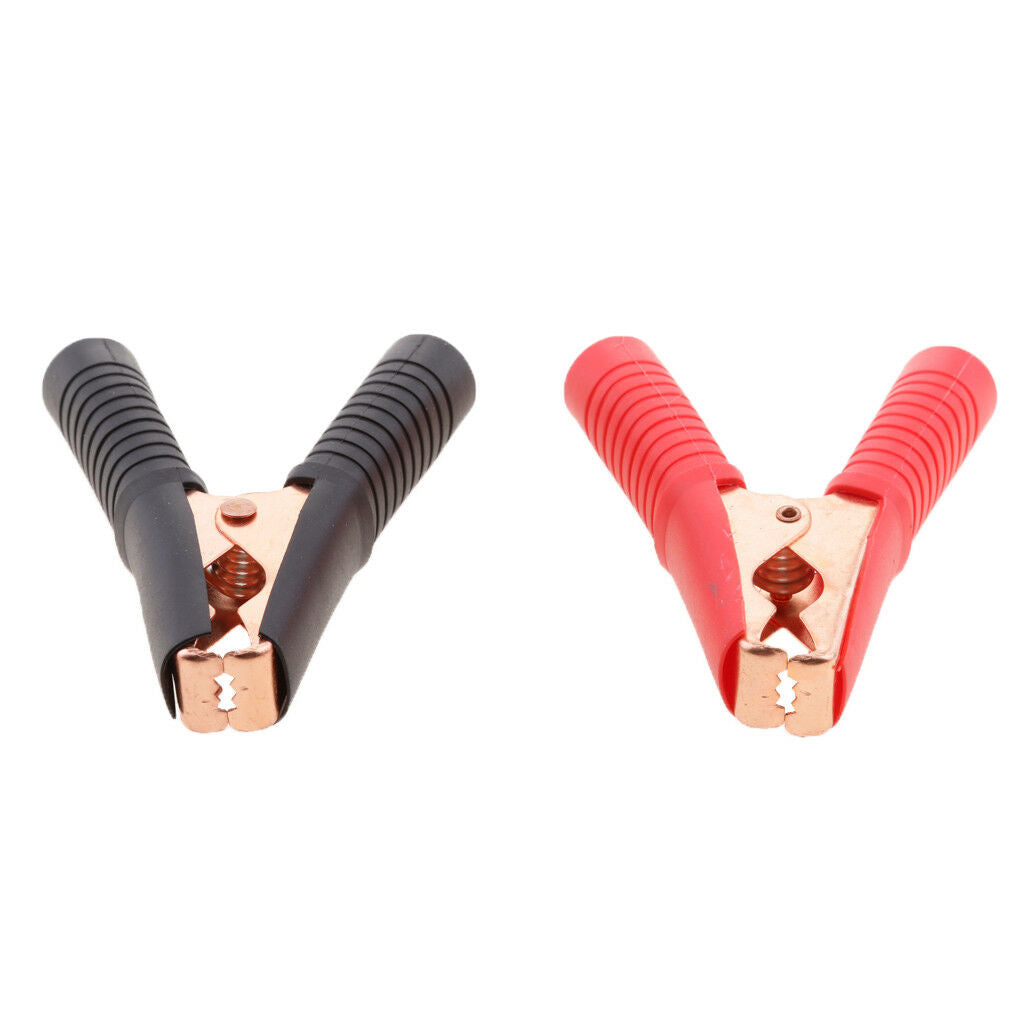 2 Pieces Jumper Starter Booster Cable Battery Test Alligator Clamp Clips