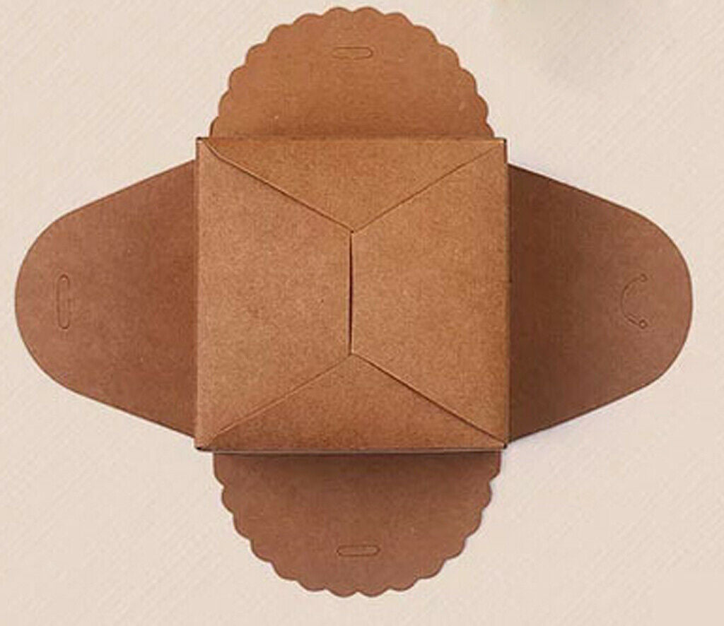 12pieces Kraft Paper Box Gift Box Mini Crafts Container Jewelry Organzier