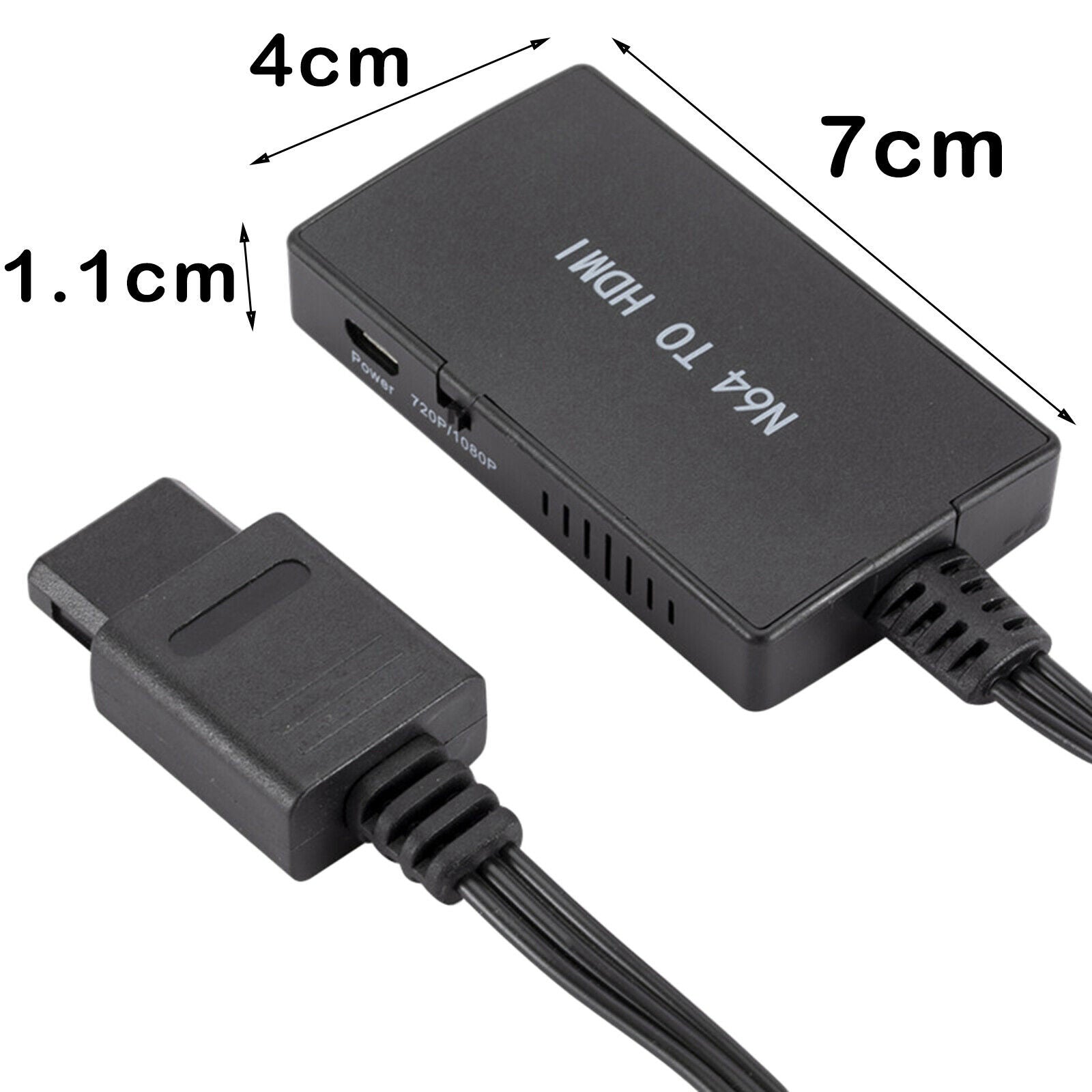 1 Set N64 To HDMI Converter Plug and Play Accessories Tools for N64 Consoles