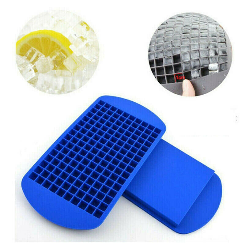 Silicone Ice Cube Mold Tray 160 Grids Square Mould Ice Cube Ball Maker DIY DEAU