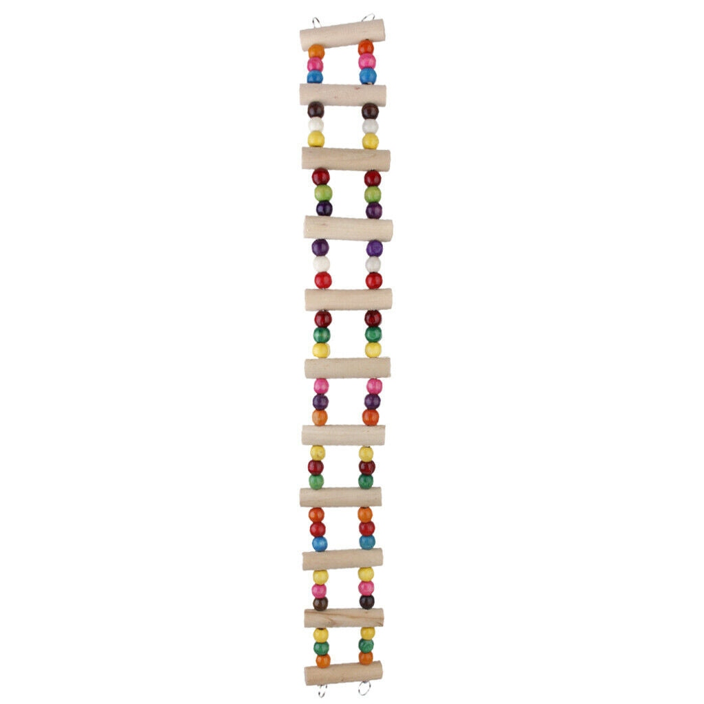 Wood Mouse Hamster Bridge Swing Gerbil Pet Parrot Wood Bird Toys