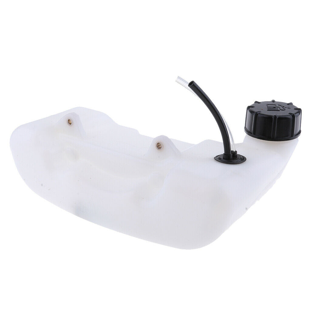 Universal White Plastic Motorcycle Portable Gas Petrol Fuel Tank 43cc 47cc 49cc