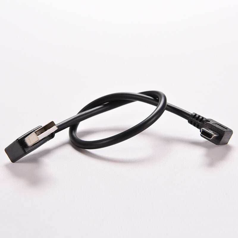Portable USB 2.0 A Right male plug to Mini B 5P Right Angle Male plug C.l8