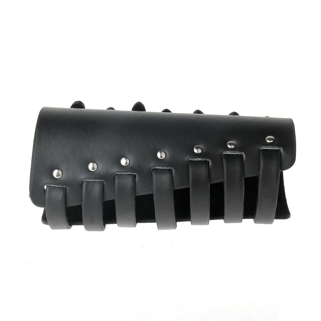 Punk Cool Men Women Wide Leather Belt Bracelet Cuff