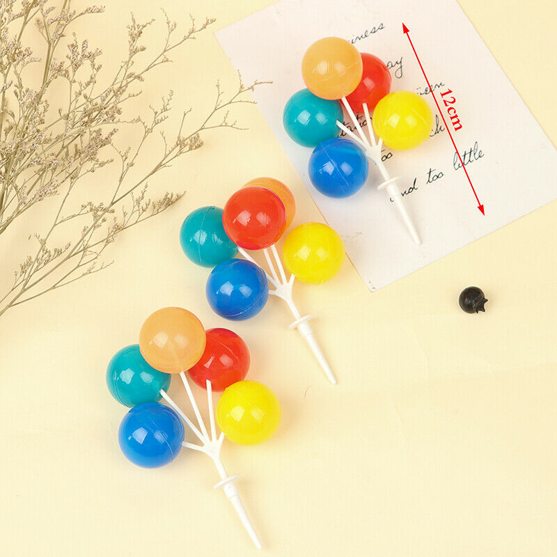 Balloon Cake Topper Wedding Cake Topper Flag Birthday Party Dessert Dec.l8