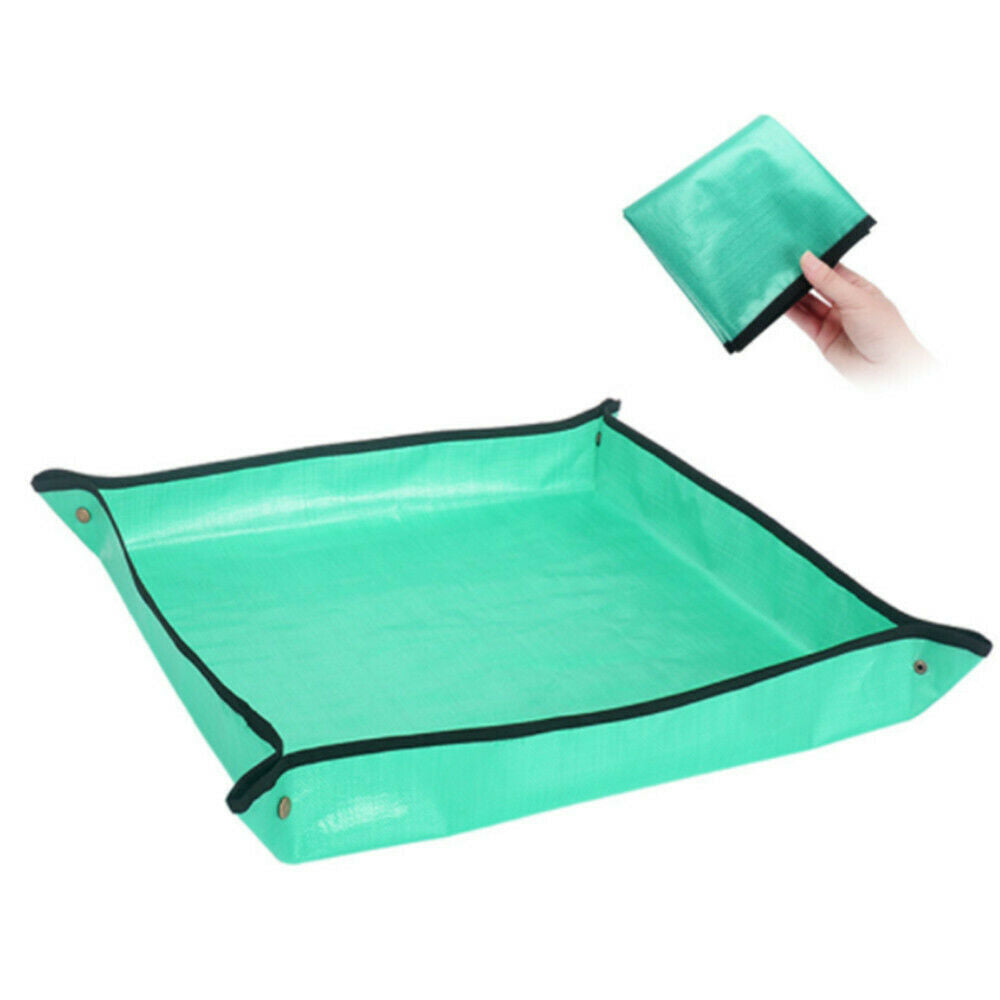 Plant Repotting Square Mat Foldable Garden Work Cloth wWaterproof Thickened Mat