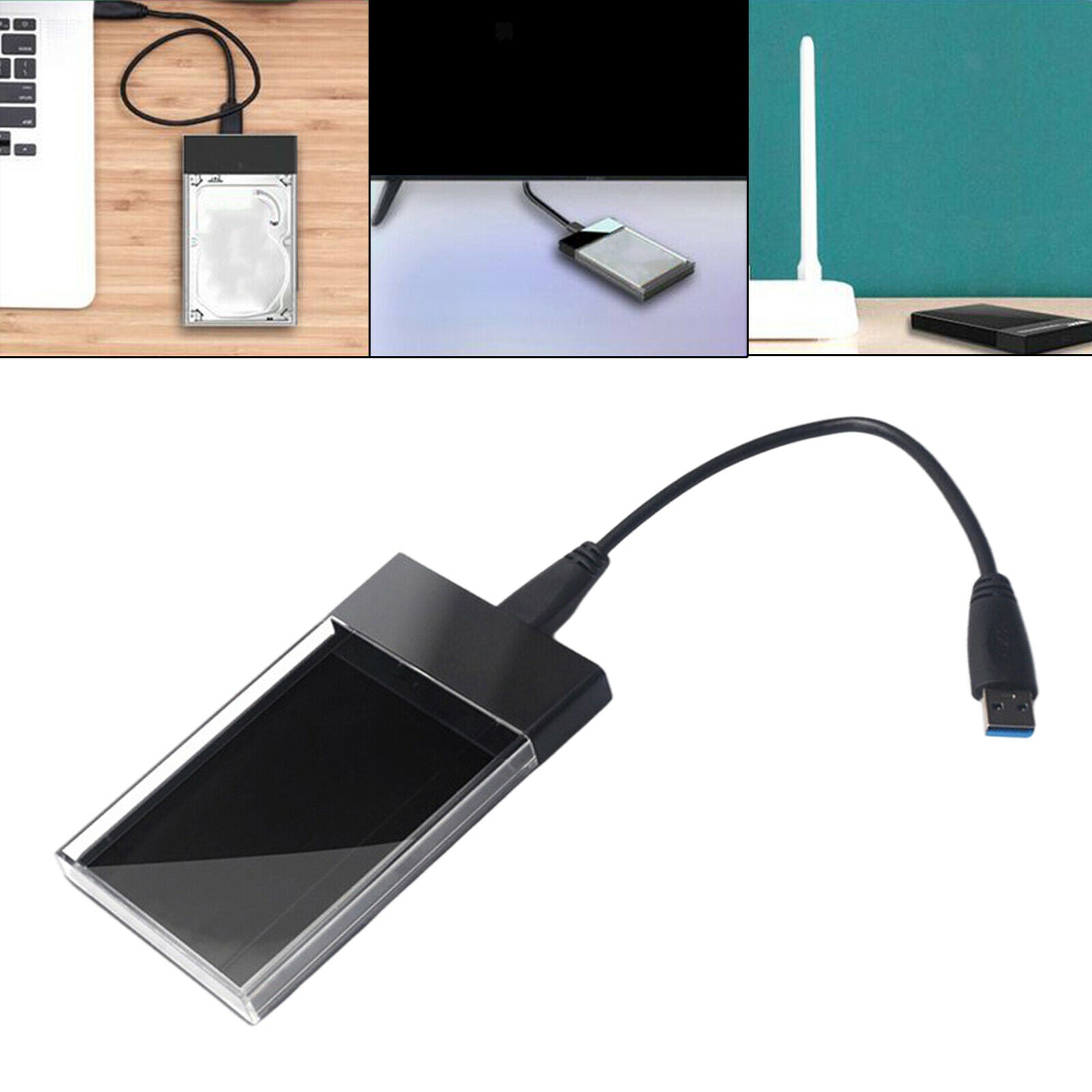 SATA to USB 3.0 Hard Drive Mobile Box Hard Drive Enclosure for Tool-Free