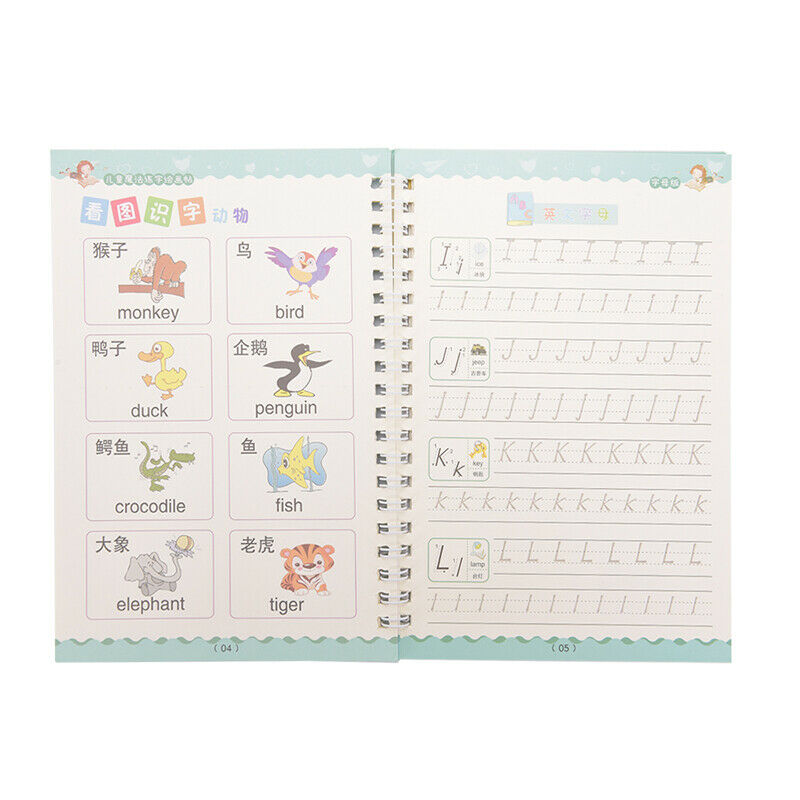 2Books Learning Numbers In English Magic Practice Copybook Baby Copybook For Kid
