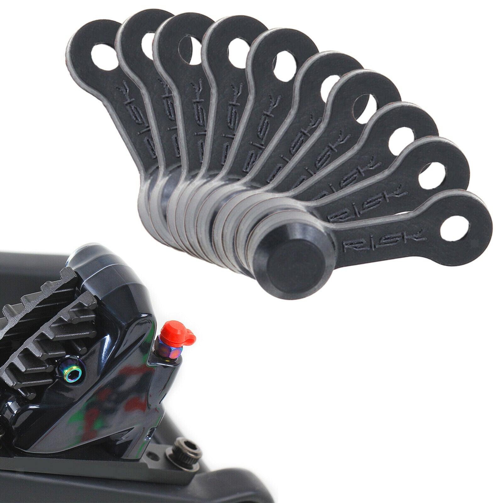Brake Bleed Nipple Cap Bike Screw Caps Rubber Dust Cover Motorbike Black