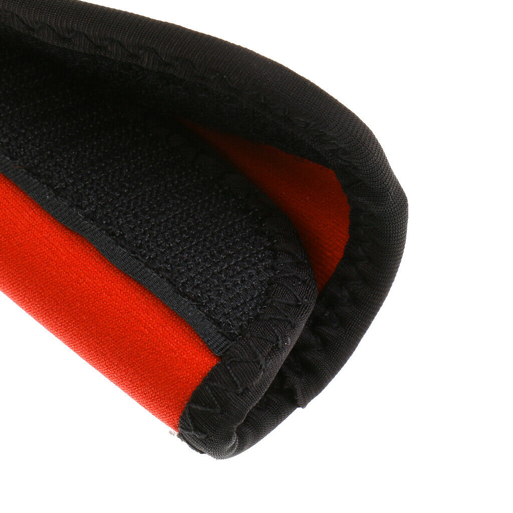 2 Pairs Kayak Canoe Boat Paddle Grips with Fastening Tape Black and Orange
