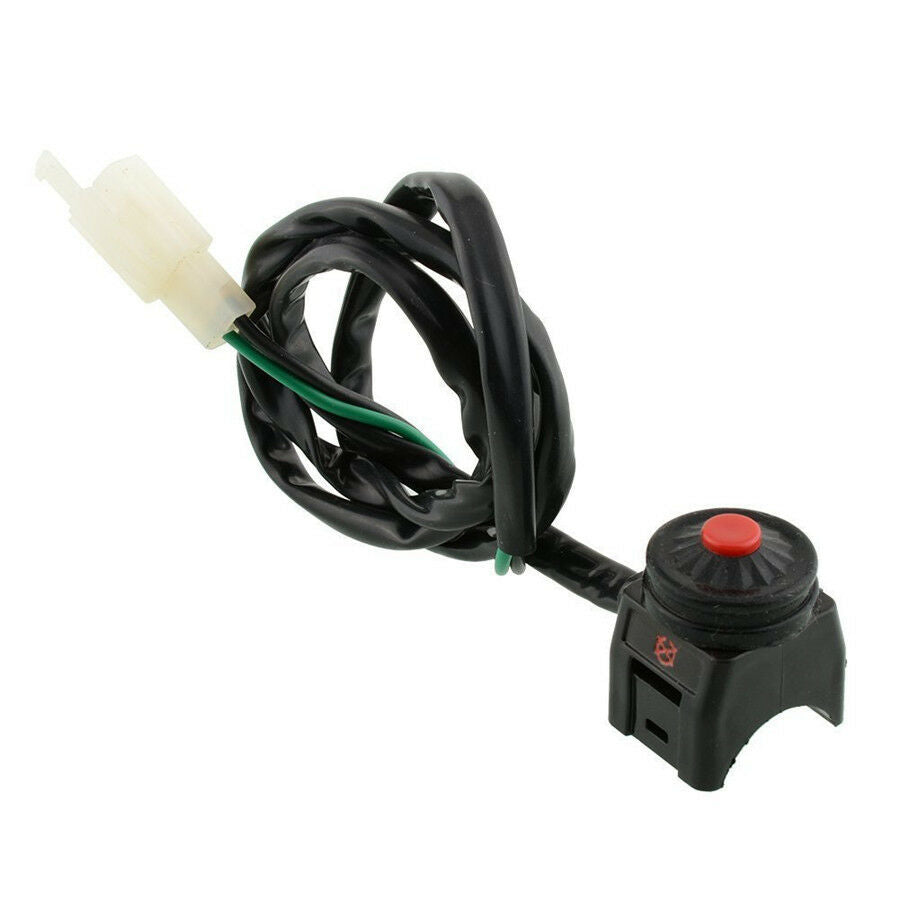 Motorcycle Wiring Harness Kill Switch Ignition Coil CDI Spark Plug Set 50-150cc