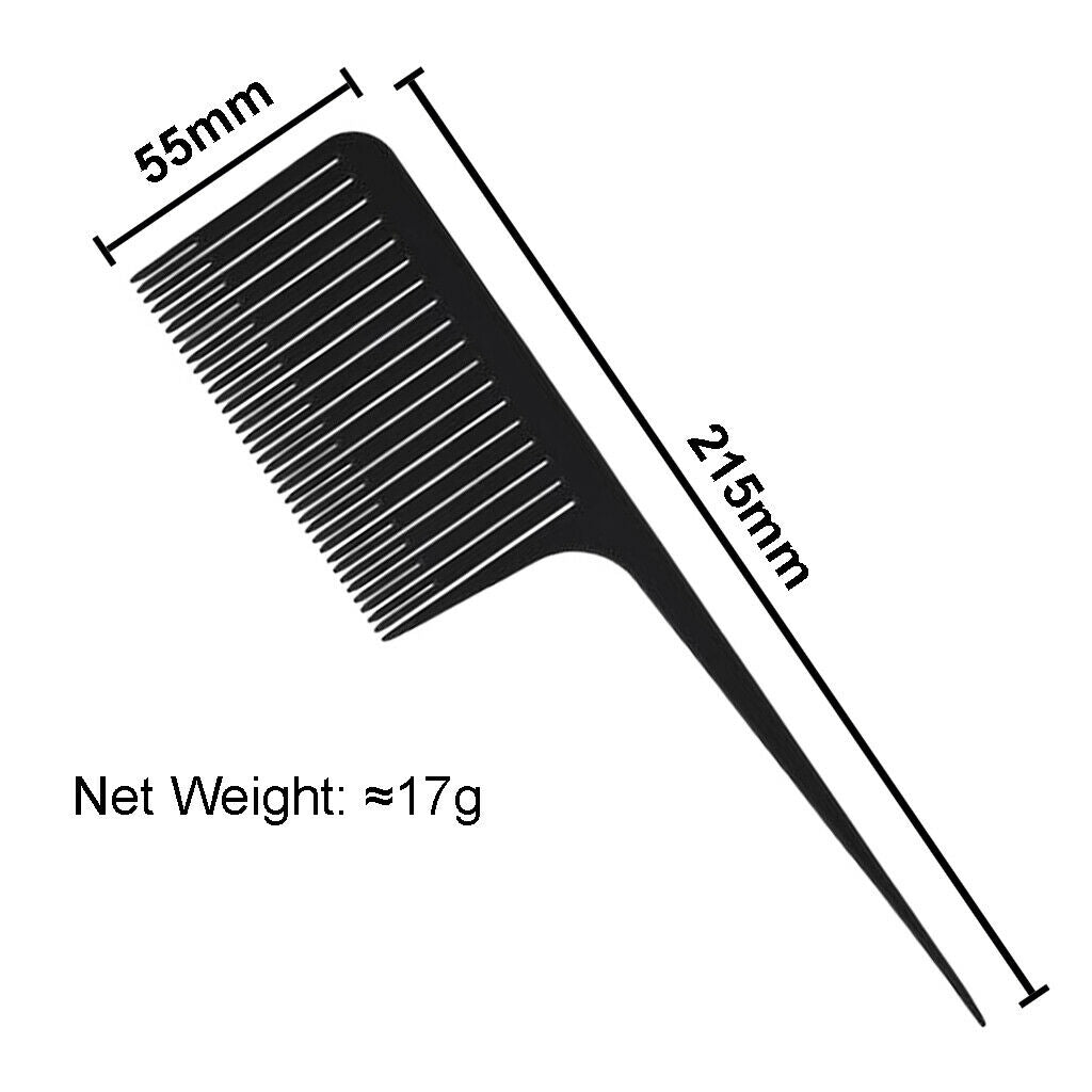 Weaving Highlighting Foiling Hair Comb Highlight for Hair Combs Tool Black
