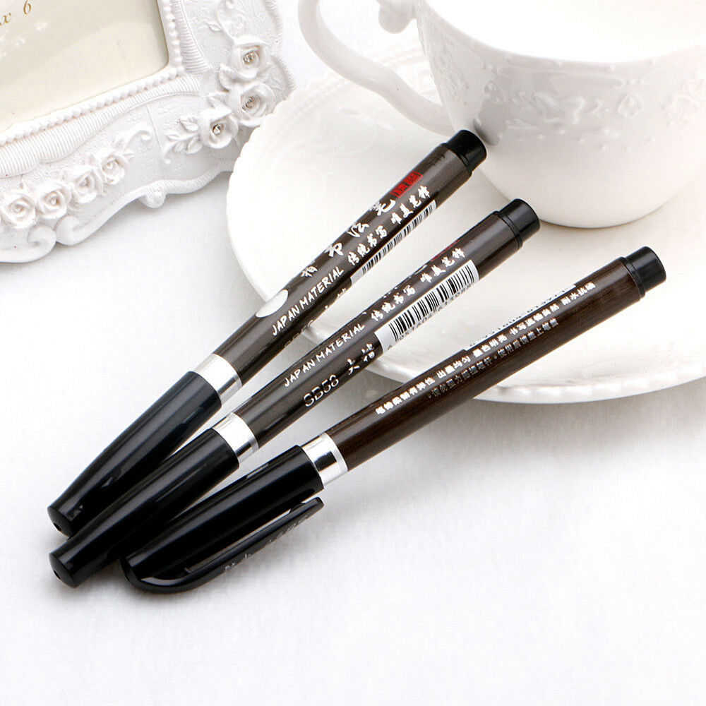 3x Features Chinese Pen Japanese Calligraphy Writing Art Script Painting Brush