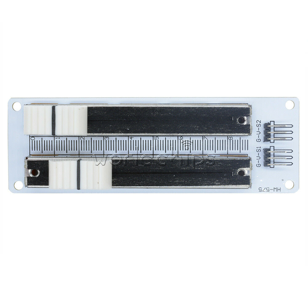 Double Row Slide Potentiometer Simulation Block Linear 10K analog Sensor Module